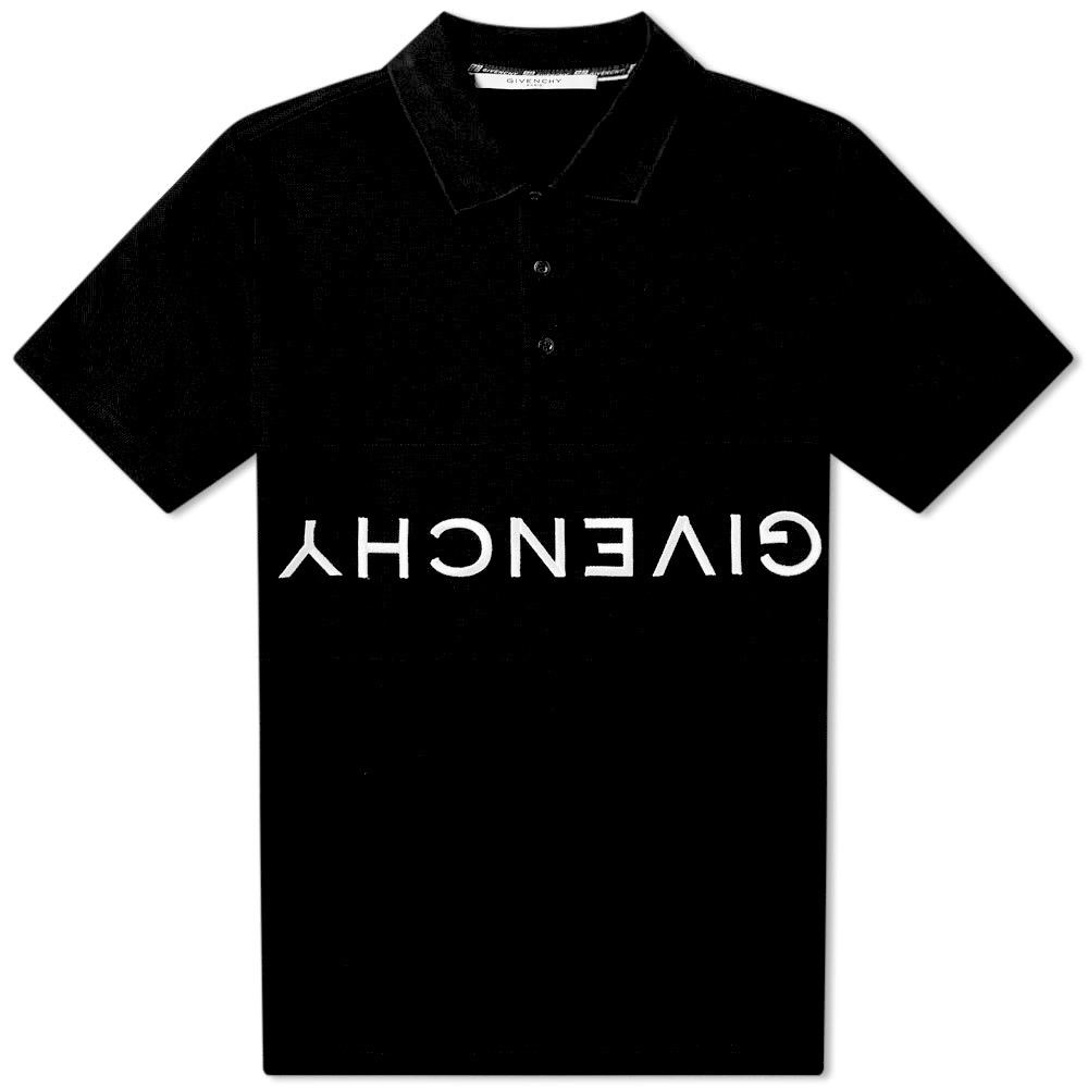 GIVENCHY UPSIDE DOWN LOGO POLO LARGE MEN